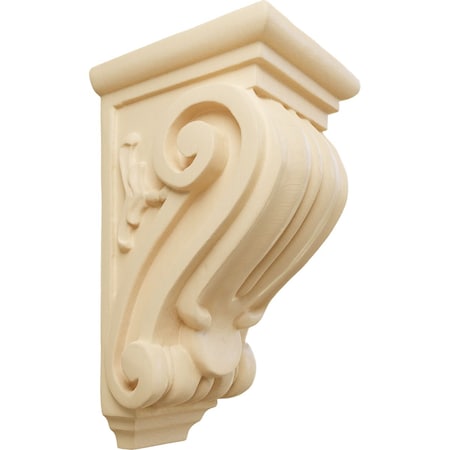 Ekena Millwork 3 1/2"W x 4"D x 7"H Small Classical Corbel, Maple CORW03X04X07CLMA